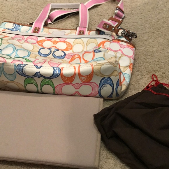 Coach Diaper Bag - Picture 1 of 6